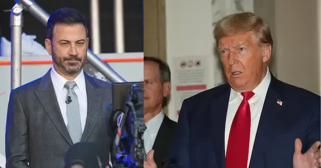 jimmy kimmel mocks donald trump for selling pieces of his mugshot suit