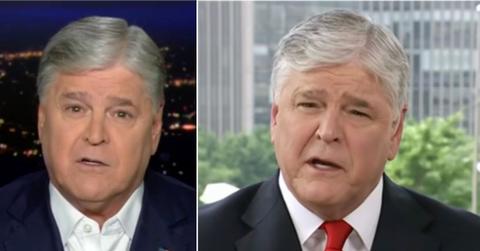 Split photo of Sean Hannity.