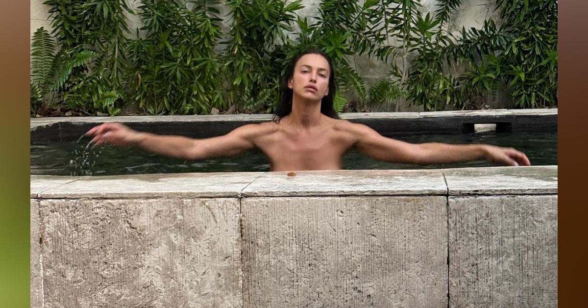 Photo of The model's upload included numerous bikini pictures and a photo of her topless in the water.