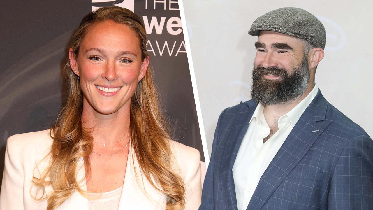 Photo of Kylie Kelce and Jason Kelce