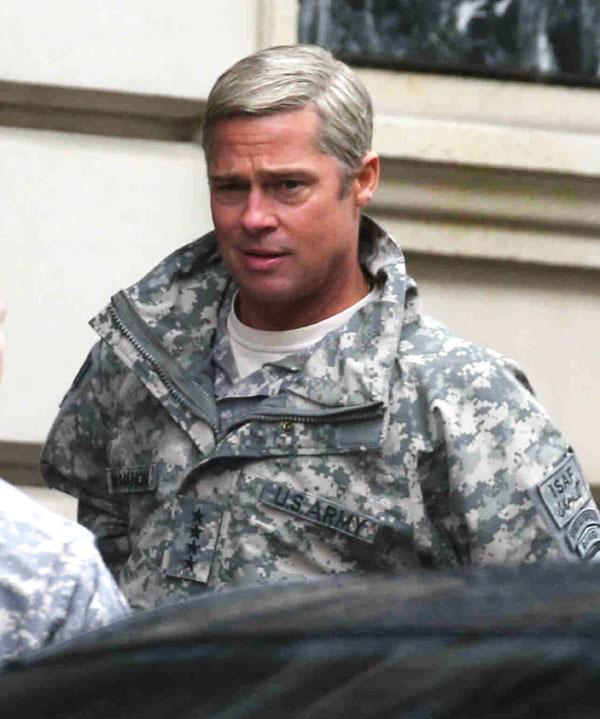 Brad pitt face facelift new hair grey 06