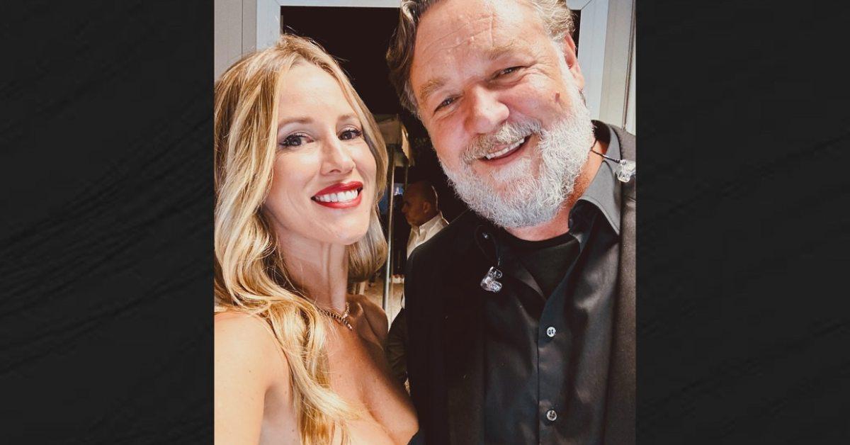 russell crowe fiancee britney theriot loves him any size losing weight