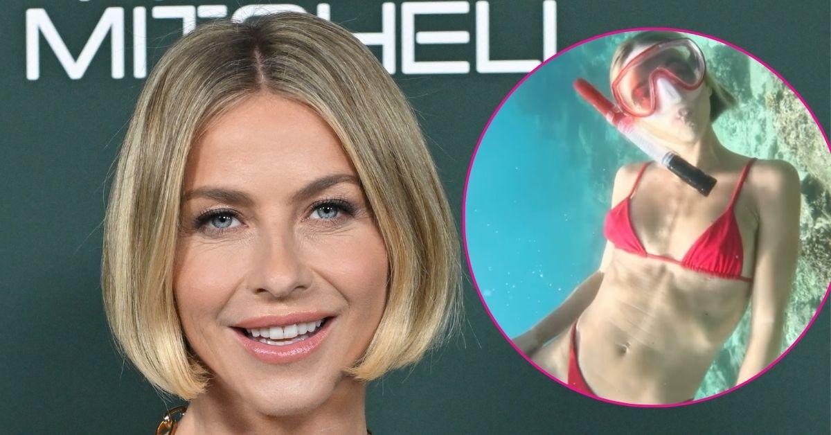 julianne hough bikini snorkeling luxe getaway photos