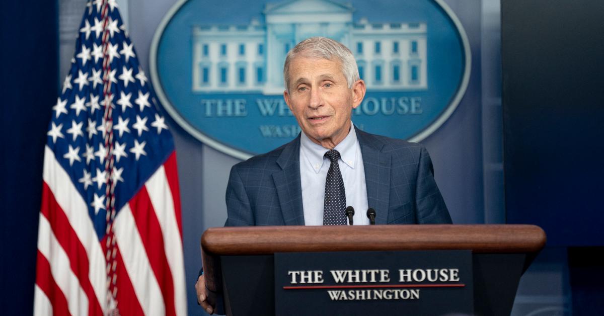 Image of Dr. Anthony Fauci was pardoned by Joe Biden in December 2024.