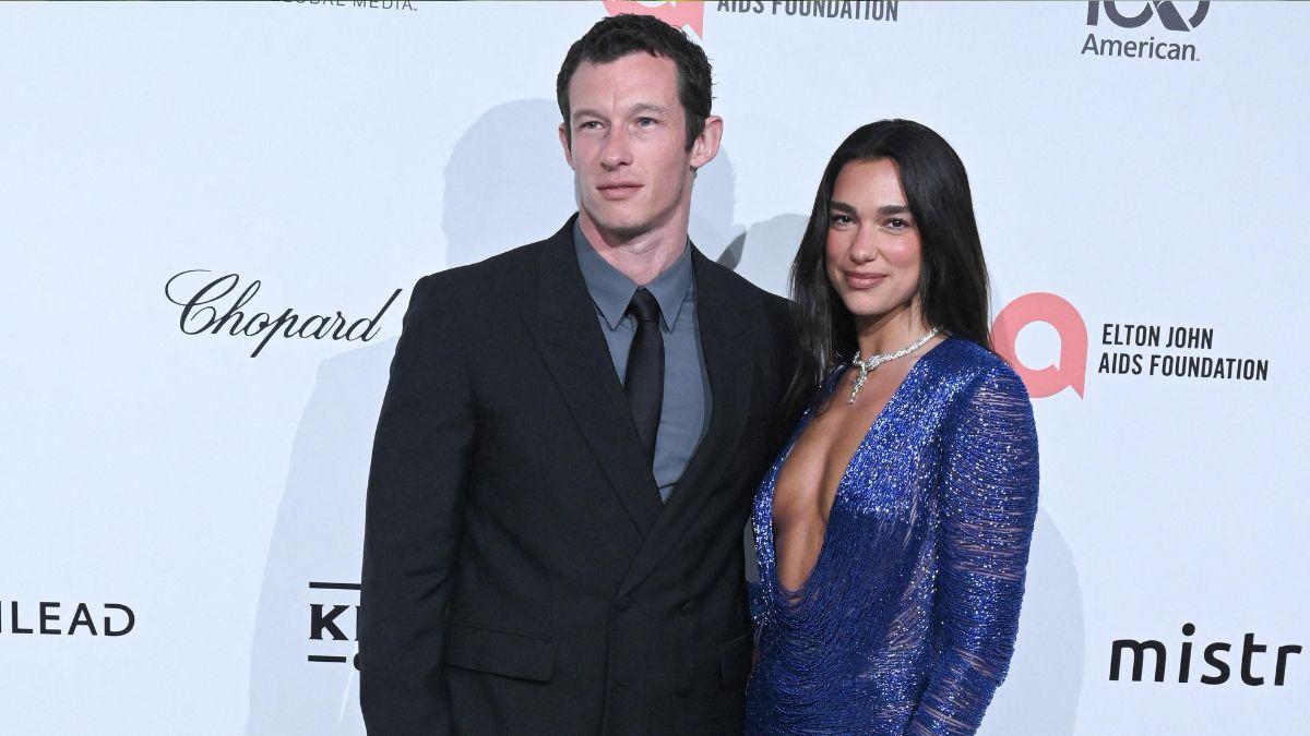 image of dua lipa and Callum turner
