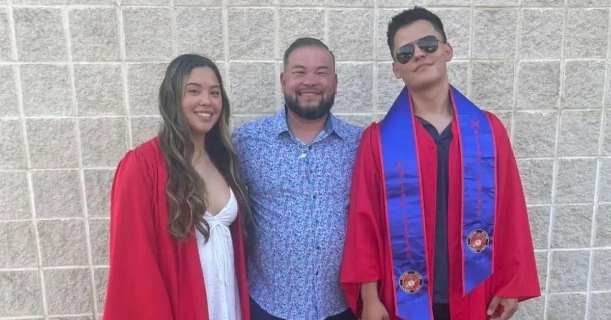 Photo of Collin Gosselin, Jon Gosselin and Hannah Gosselin