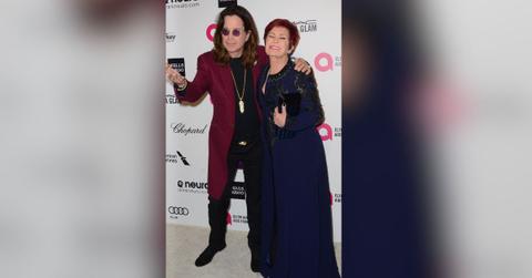 Photo of Ozzy and Sharon Osbourne.