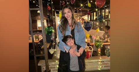 Photo of Jessica Alba with her son, Hayes.