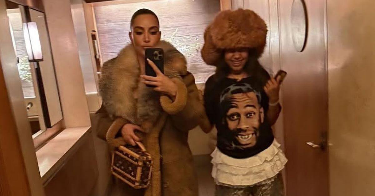 Photo of Kim Kardashian & North West