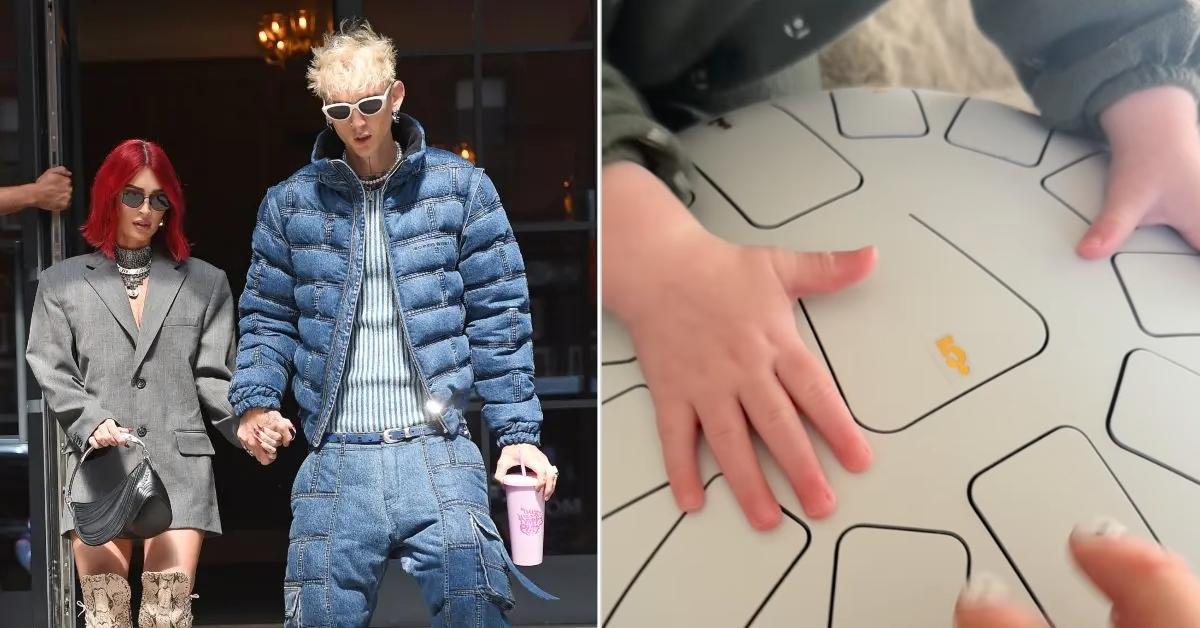 Photo of Machine Gun Kelly, Megan Fox and their daughter