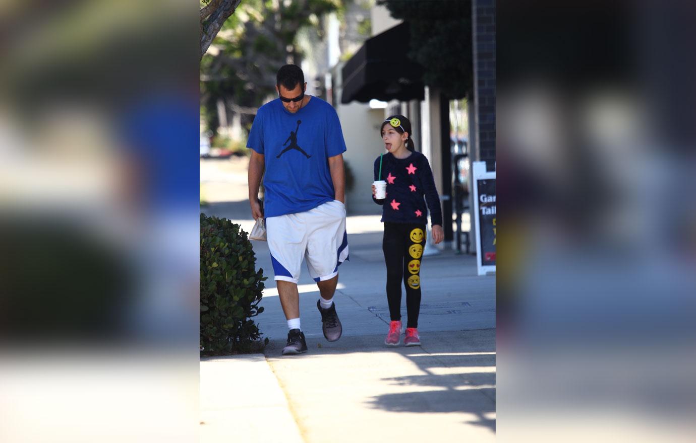 Adam sandler daughter sunny outing