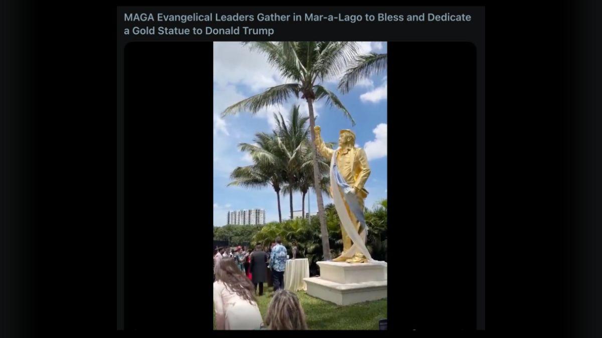 Image of The 22-foot monument sparked backlash.