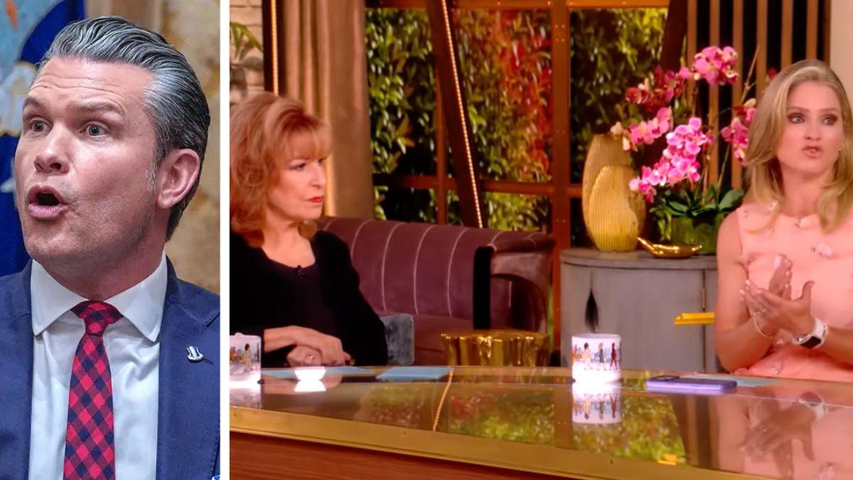 pete hegseth, joy behar, sara haines