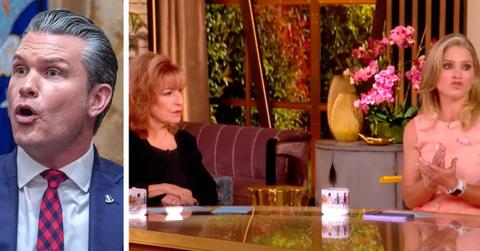 pete hegseth, joy behar, sara haines