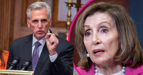 Composite photo of Kevin McCarthy and Nancy Pelosi.
