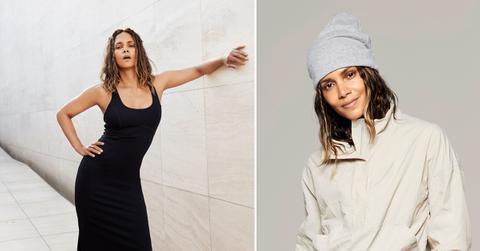 halle berry models for sweaty betty