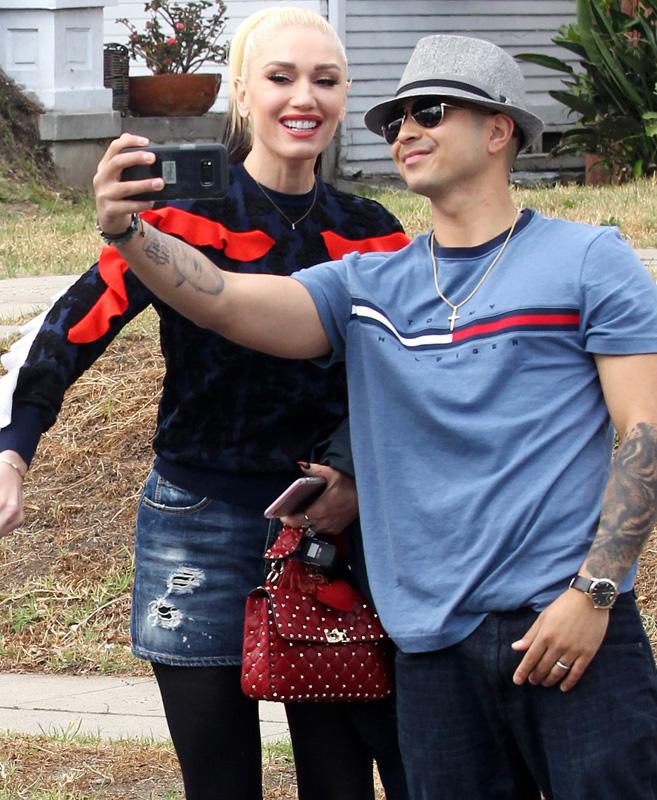 Gwen Stefani and family are seen attending Sunday Church services in Los Angeles