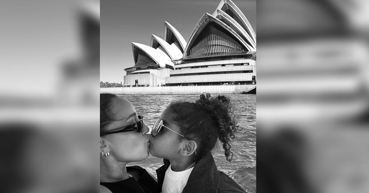 image of The starlet shares son Ever James with her husband, Israel Houghton.