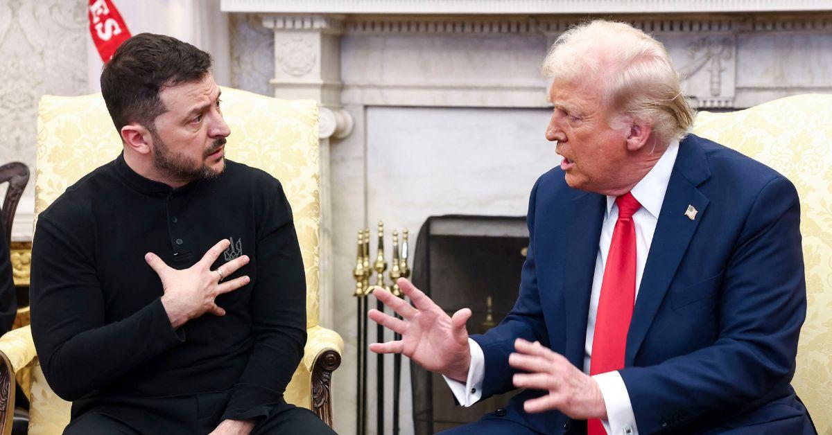 Photo of Volodymyr Zelensky and Donald Trump