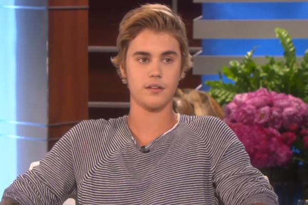 Justin bieber ellen 2015