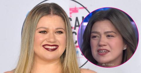 split photo of Kelly Clarkson
