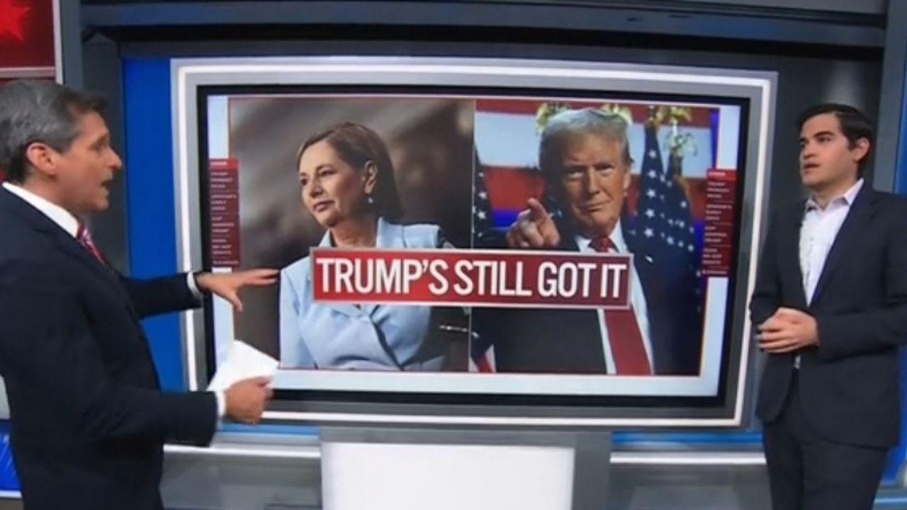 Image of John Berman joked that Donald Trump might be pleased with Harry Enten's analysis on his ranking among Republican presidents.