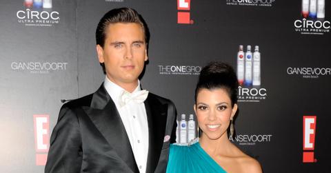 kourtney kardashian scott disick upset