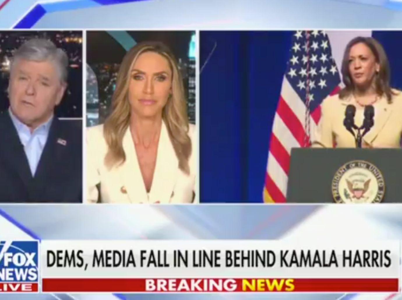 lara trump kamala harris