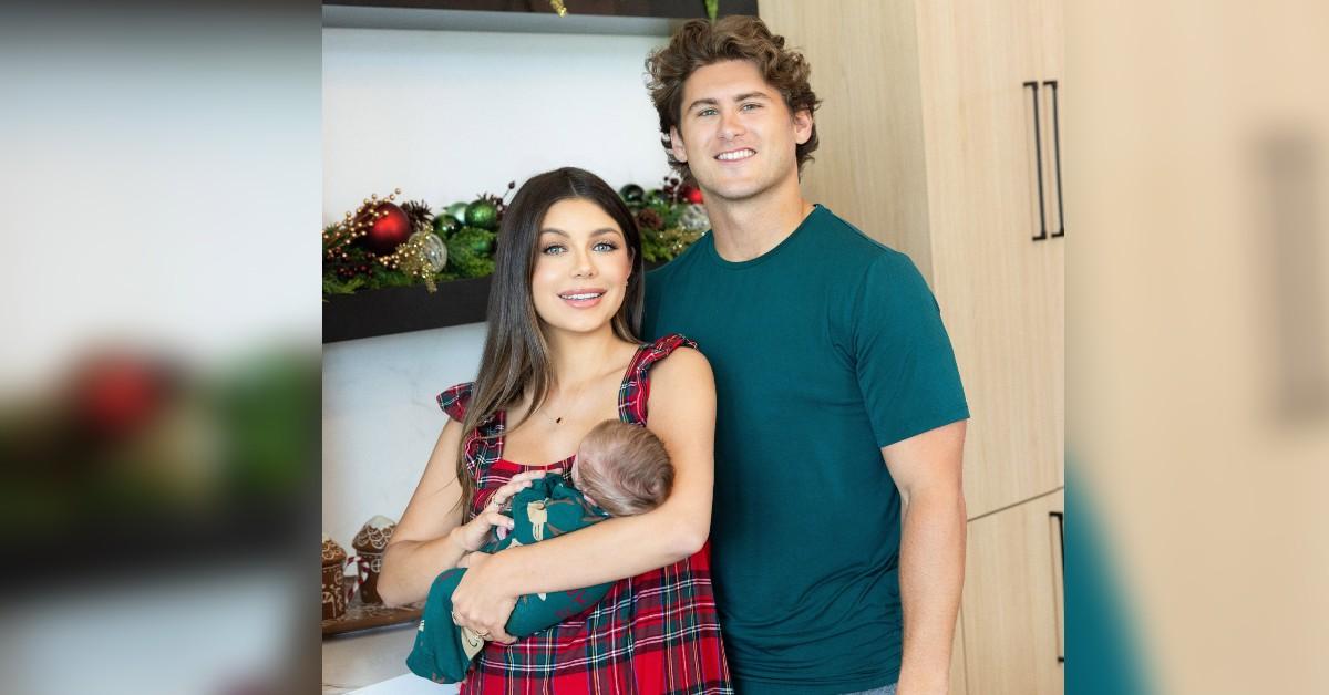 image of Hannah Ann Sluss said she's in her 'own bubble' with her husband and newborn.