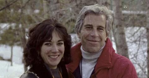 Photo of Ghislaine Maxwell and Jeffrey Epstein.