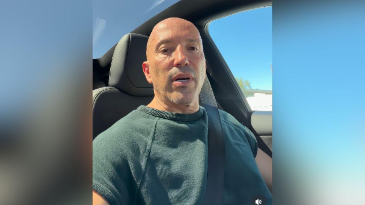 image of Chrishell Stause took a jab at her ex-boyfriend Jason Oppenheim after he praised Tesla's Full Self-Driving technology on social media.