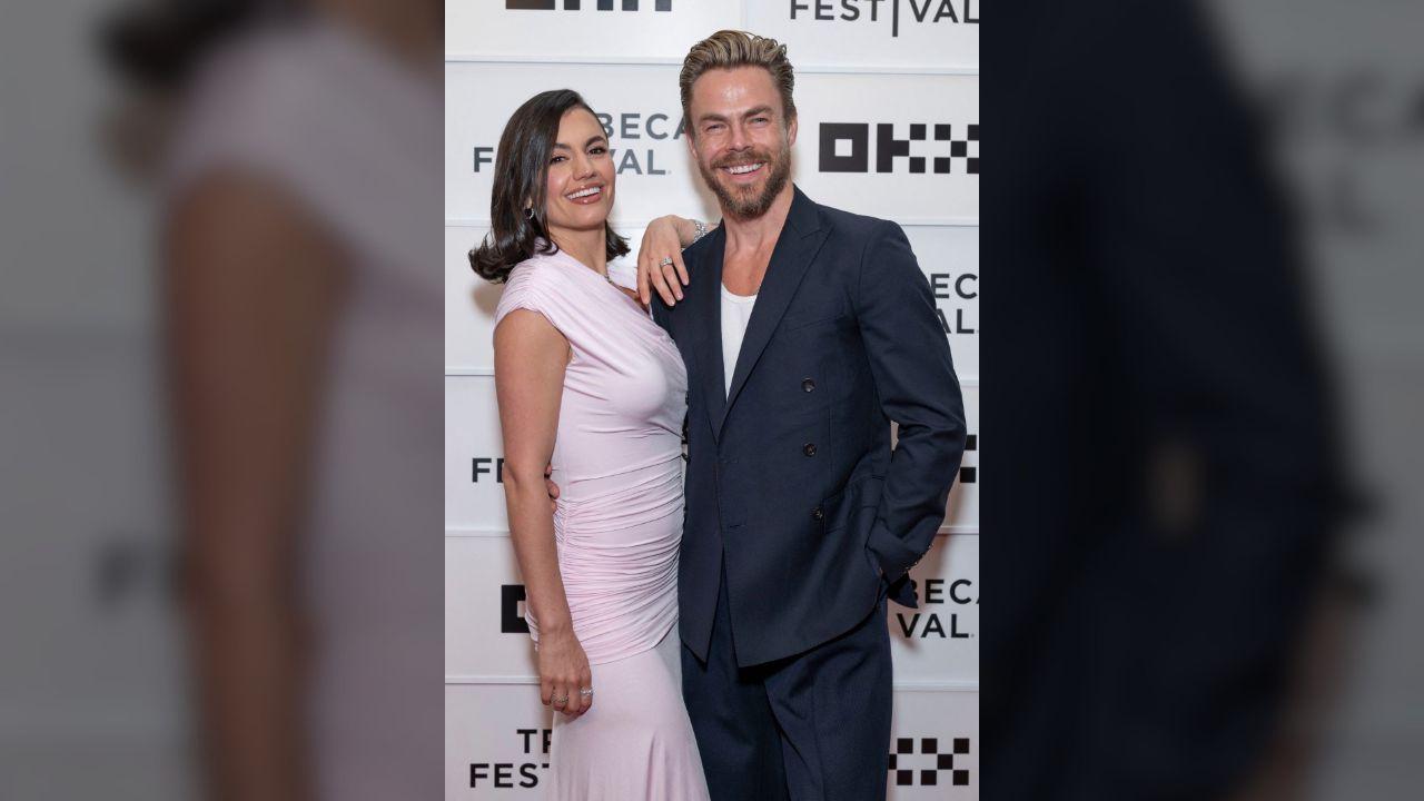 Photo of Derek Hough and Hayley Erbert tied the knot in 2023.