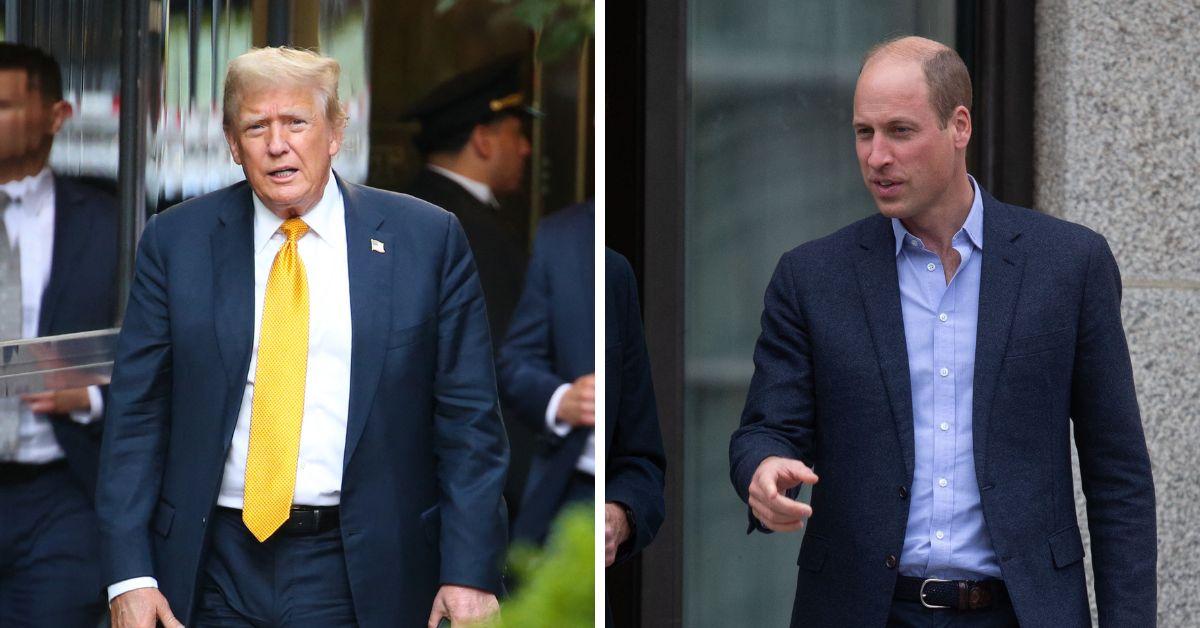 donald trump photo prince william reveals real height