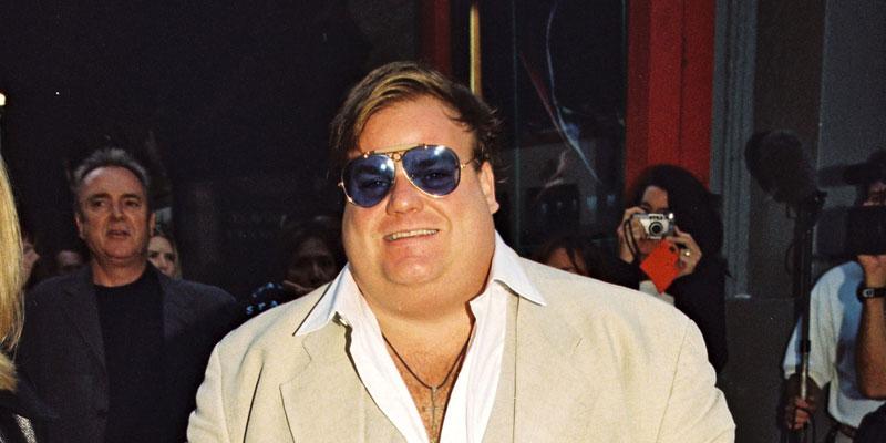 Chris Farley In Suit And Sunglasses REELZ 'Autopsy'