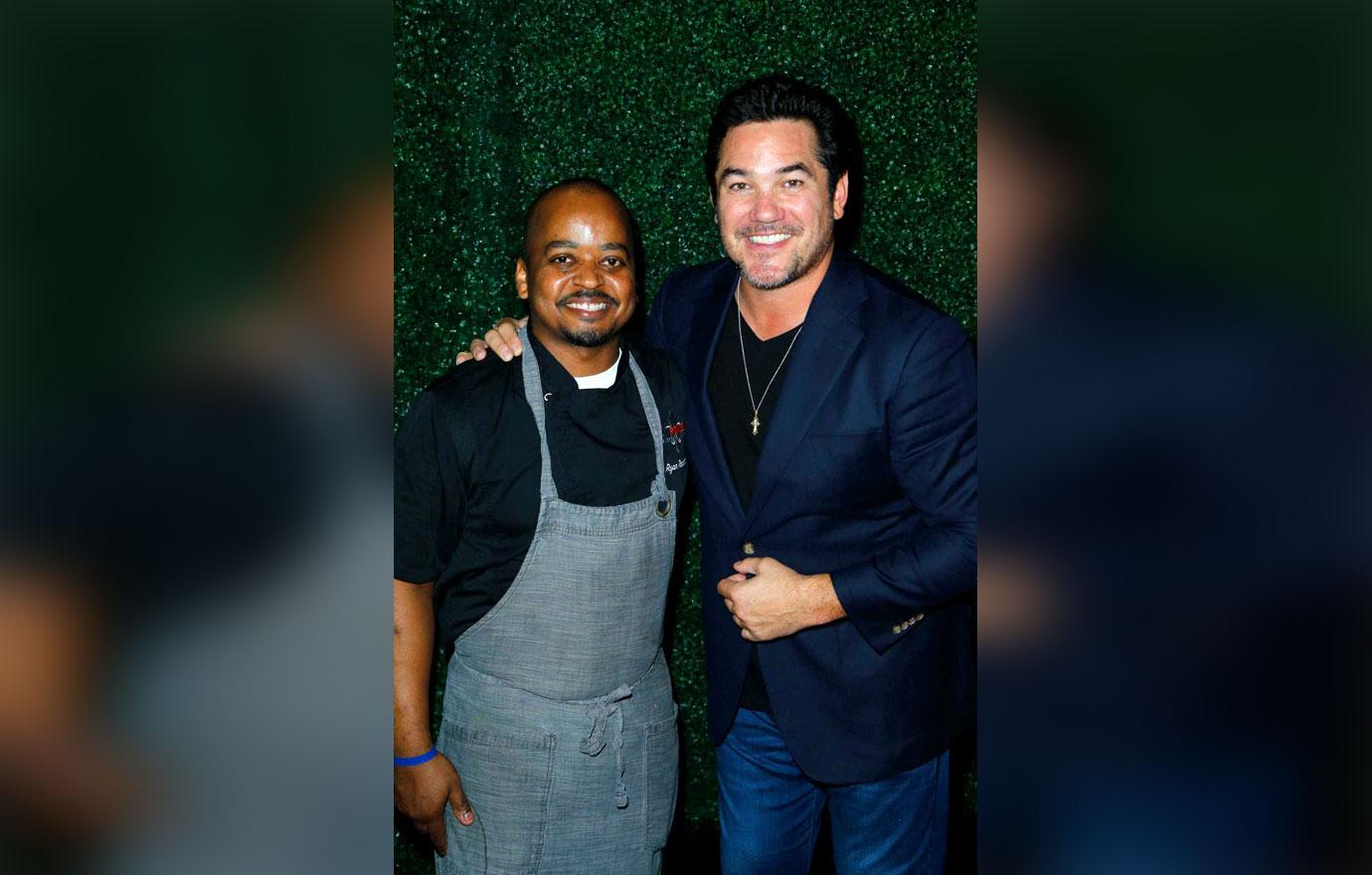 Chef Ryan Rondeno and Dean Cain