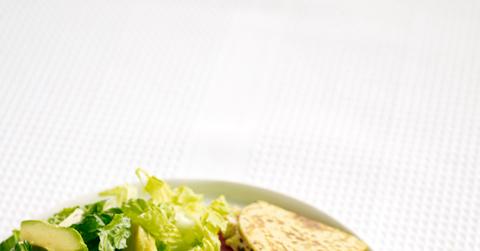 Healthy chicken quesadilla