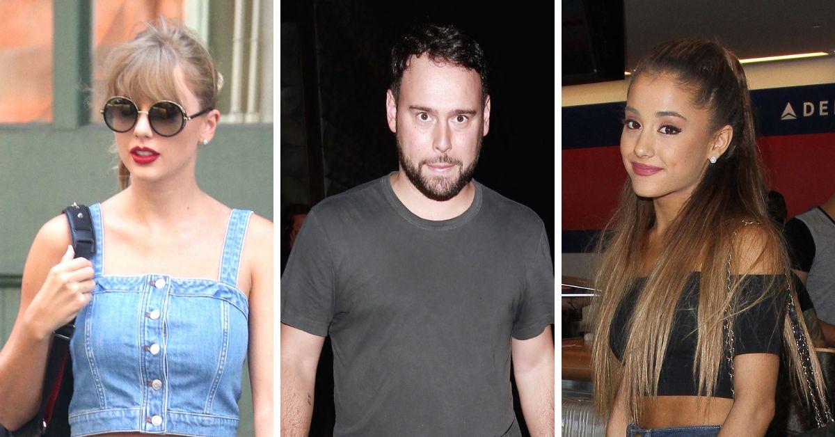 rumored and confirmed a list artists who cut ties with scooter braun taylor swift ariana grande and more