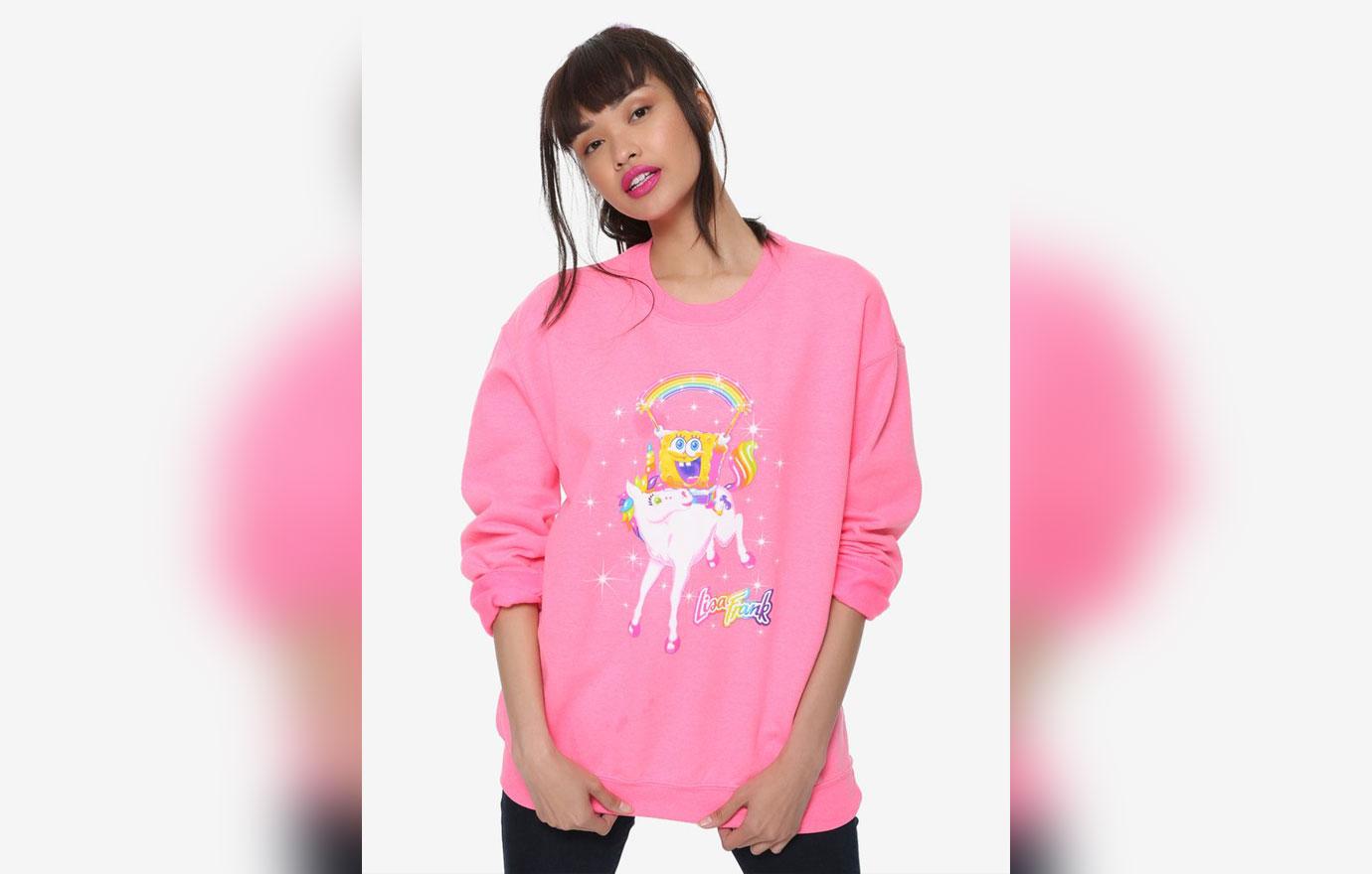 Coming soon Lisa Frank x SpongeBob Girls Unicorn Pullover 33