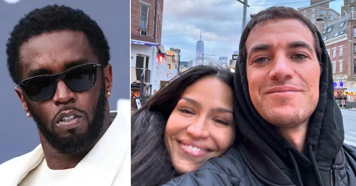 Photo of Sean 'Diddy' Combs; picture of Cassie Ventura and Alex Fine.