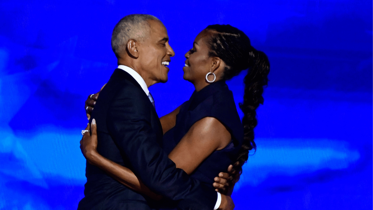 Photo of 'She looks spectacular,' the former president said of his spouse.