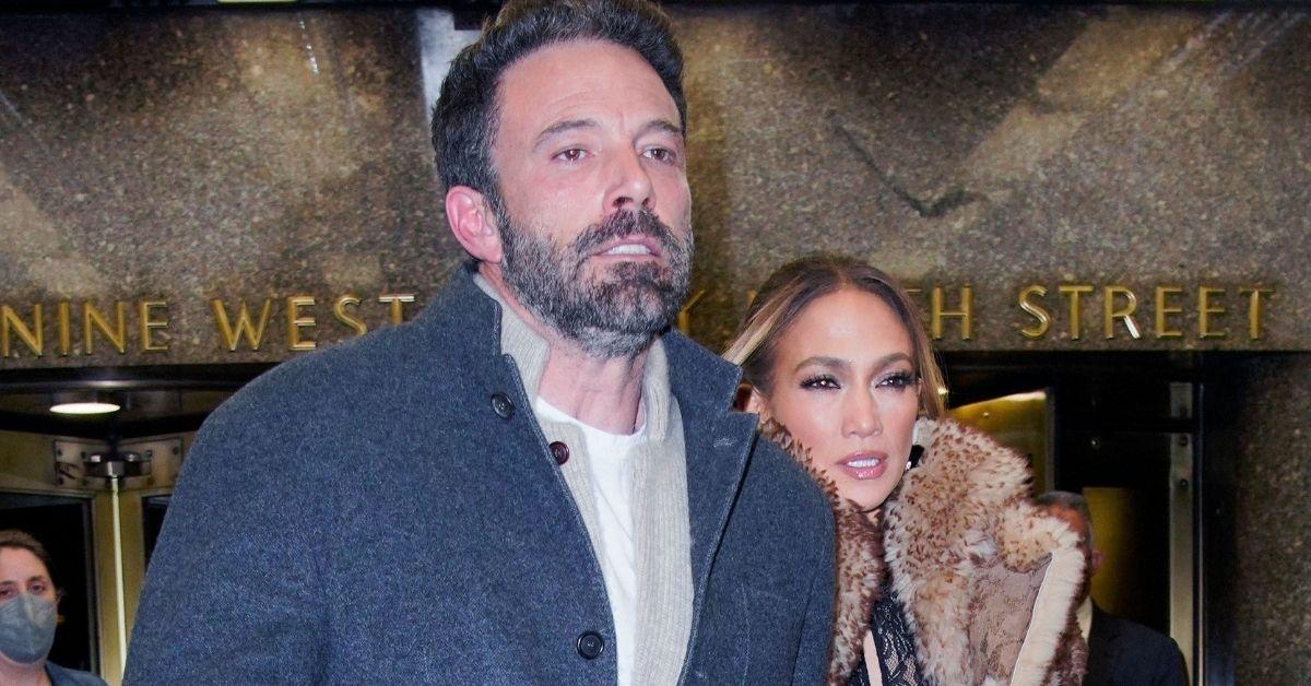 Photo of Jennifer Lopez and Ben Affleck split in August 2024.