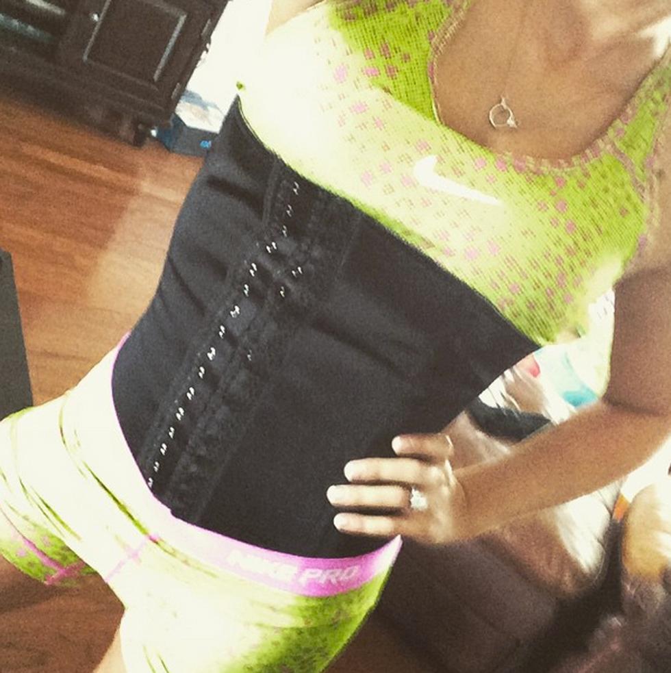 Jenelle evans waist training