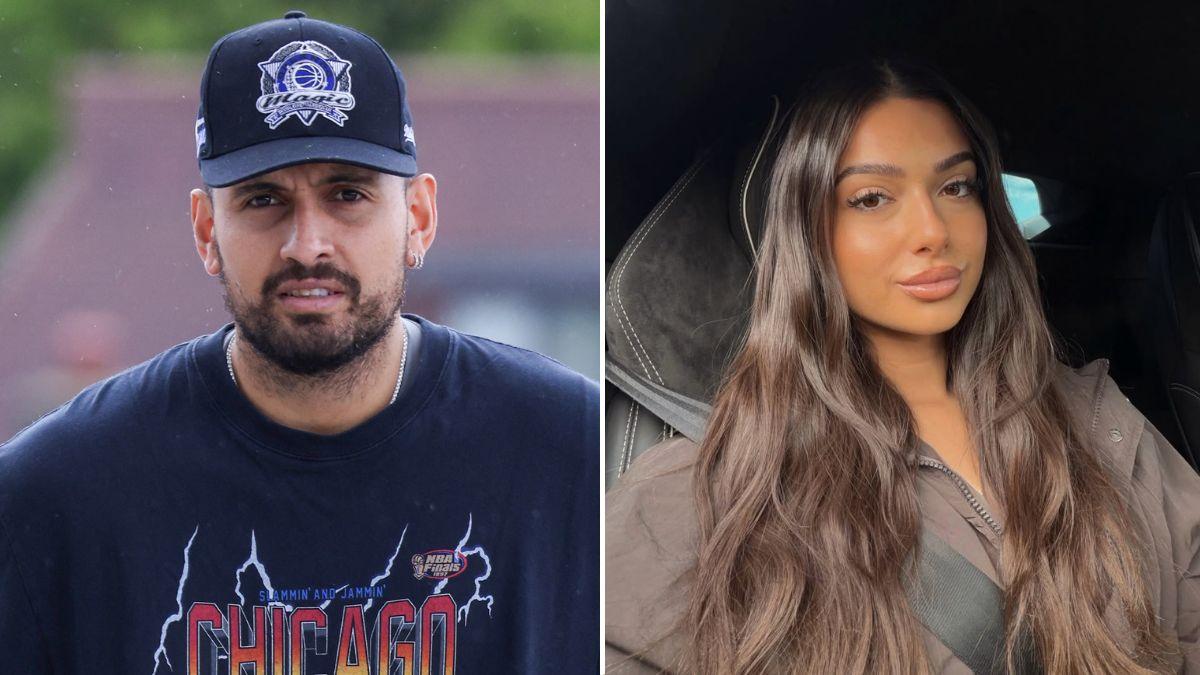 split image of Nick Kyrgios and Costeen Hatzi
