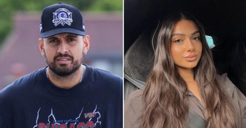 split image of Nick Kyrgios and Costeen Hatzi