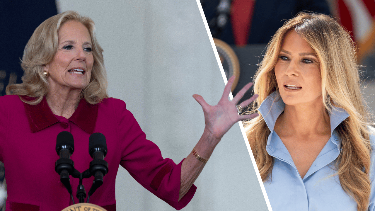 Jill Biden, Melania Trump