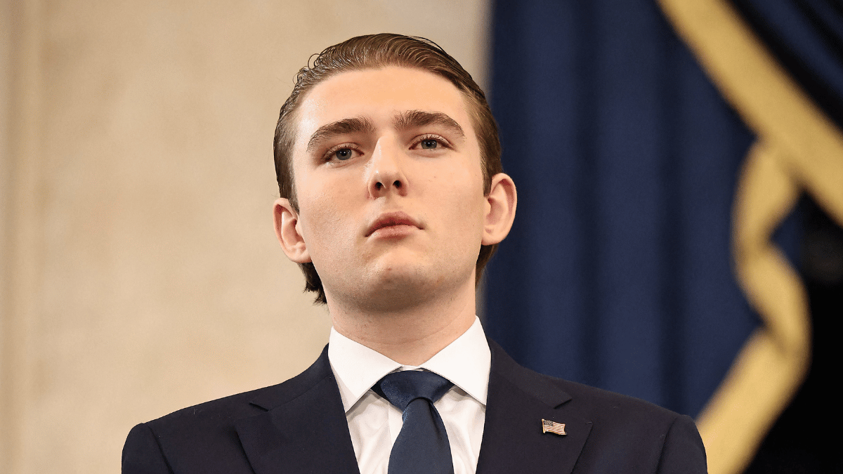Photo of Barron Trump's SOLLOS Yerba Mate energy drink was ridiculed for its high price.