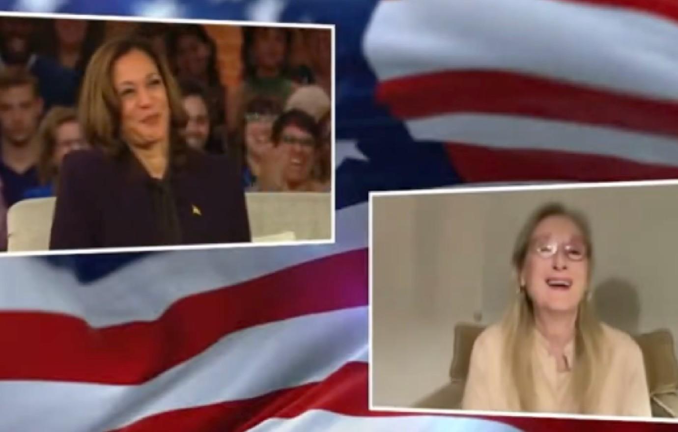 meryl steep accidentally calls kamala harris president oprah winfrey