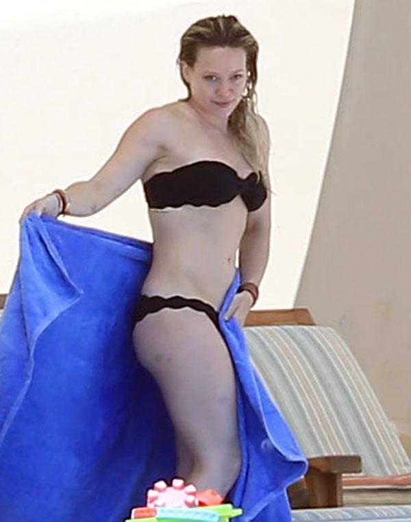 Hilary duff sexy beach bikini body photos 04