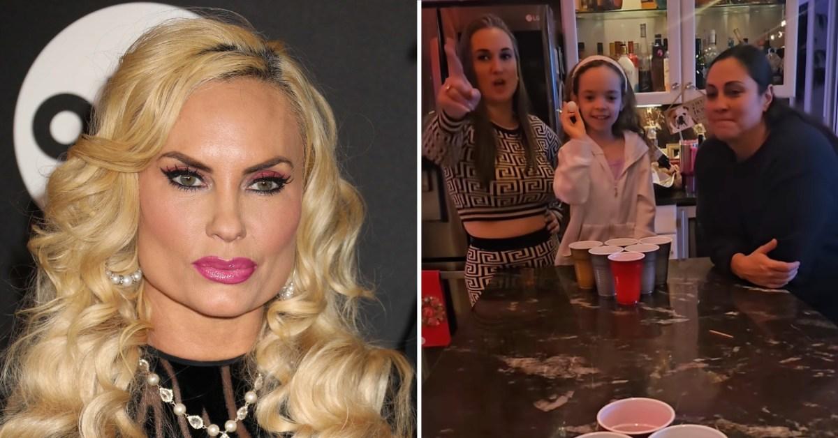 Coco Austin Scolded For Letting Daughter Chanel, 8, To Play Beer Pong