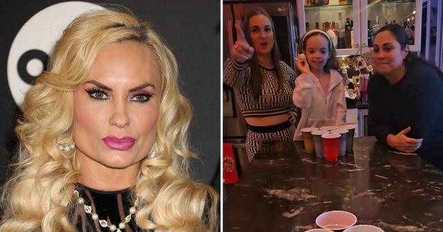 coco austin scolded allowing daughter chanel  beer pong